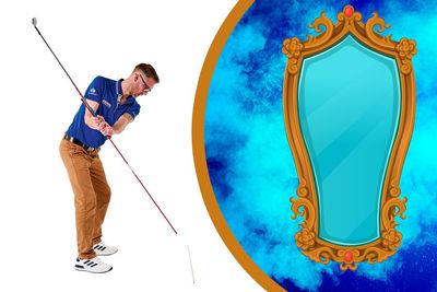 Every Amateur Can Get Their Golf Swing On Plane... Just Try This Simple Mirror Drill