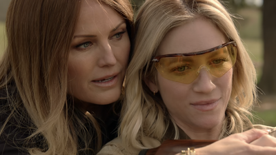 Malin Akerman's Viral The Hunting Wives Wig Makes A Return As She And Brittany Snow Celebrate Season 2 Renewal In The Most Unhinged Way