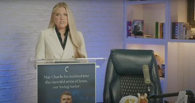 Widow of Charlie Kirk says her ‘cries will echo around the world like a battle cry’