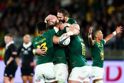 New Zealand vs South Africa live: Springboks dismantle All Blacks in record-breaking Rugby Championship win