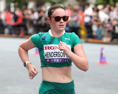 Torrie Lewis breaks own 100m national record in bright start to world championships