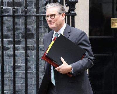 Bottles thrown at police as 100 officers clash with ‘unite the kingdom’ marchers – UK politics live as it happened