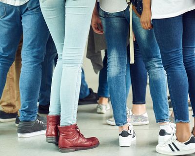 Skinny jeans are showing signs of a comeback. Please make it all stop