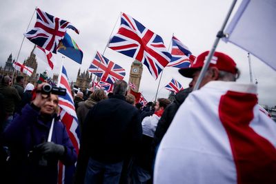 Thousands in London for ‘Unite the Kingdom’ rally and anti-fascism march