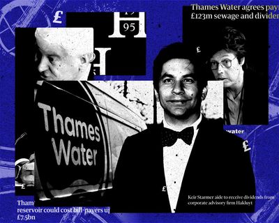 Thames Water paid £1m-plus to corporate spooks firm part-owned by Starmer adviser