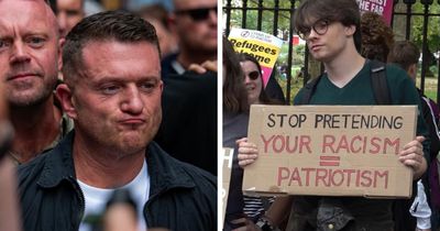 Thousands gather for London rally organised by far-right agitator Tommy Robinson