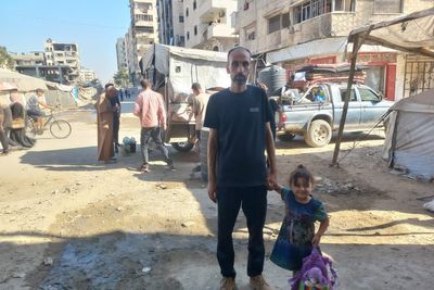 My evacuation from Gaza City: ‘I told my terrified toddler we’re going camping’