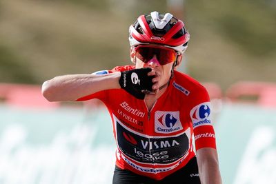 Jonas Vingegaard on brink of Vuelta triumph as Tom Pidcock holds on to podium place