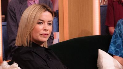 Eve Myles just wore a pair of leopard print adidas Sambas that are perfect for autumn