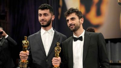 Oscar-winning Palestinian director Basel Adra says Israeli soldiers raided his home in West Bank