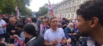 Police hunt Tommy Robinson supporter who called for Keir Starmer to be ‘assassinated’ during rally