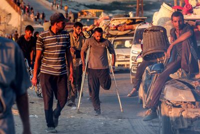 Palestinians flee Israeli bombing of Gaza City to ‘unknown’ in al-Mawasi