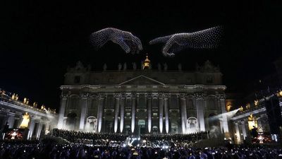 Thousands attend Vatican concert with Bocelli and Pharrell Williams, followed by surprise drone show