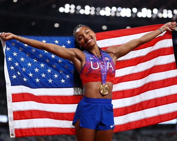 Melissa Jefferson-Wooden surges to gold and place among fastest women ever