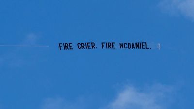Dolphins Fans Fly Banner Over Stadium Demanding Mike McDaniel, GM to Be Fired