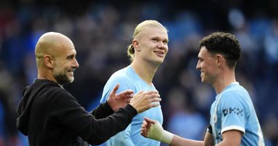 Erling Haaland and Phil Foden help Man City toast Ricky Hatton with derby win