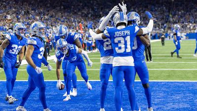 Lions Celebrate Brutal Caleb Williams Interception With Dig at Ben Johnson