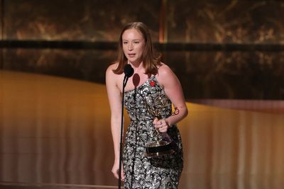 Hannah Einbinder’s Emmys acceptance speech bleeped as she slams ICE