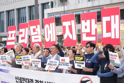 US, South Korea and Japan open joint air and naval exercise