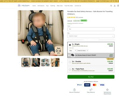 Car seats being sold online in UK that risk lives of children, Which? finds