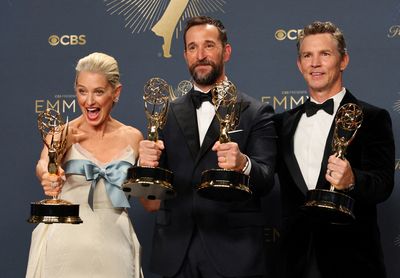The Pitt wins best TV drama Emmy, as war on Gaza echoes at ceremony
