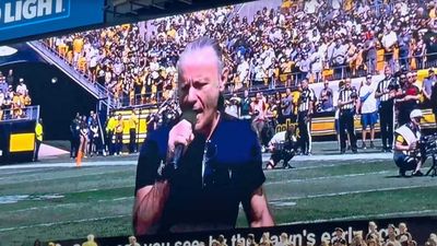 Watch Iron Maiden legend Bruce Dickinson sing the Star Spangled Banner for 66,000 NFL fans in Pittsburgh
