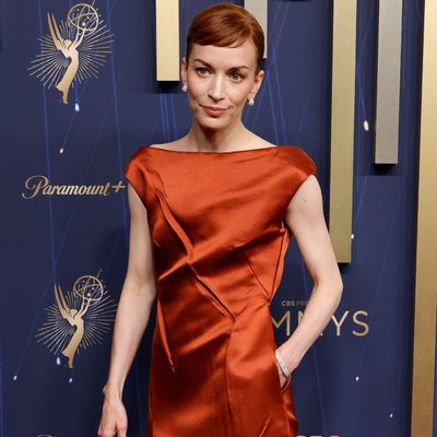Britt Lower Brings Fall's Trendiest Color to the Emmys Red Carpet