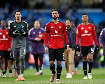 Bruno Fernandes hits out at Manchester United’s lack of control in derby loss