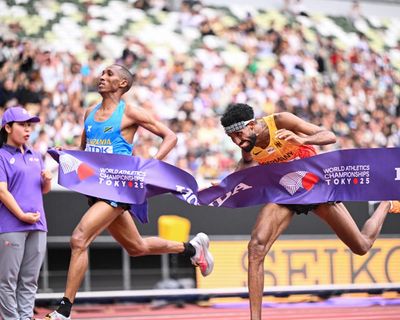 Simbu snatches world marathon gold from Petros in historic photo-finish