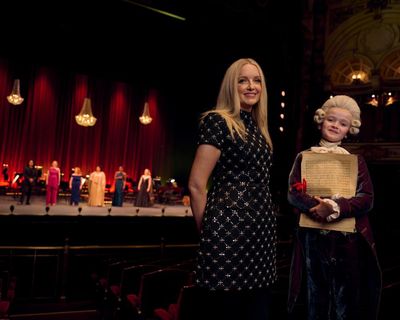 Mozart’s Women: A Musical Journey review – Lauren Laverne helms an insight-free night that goes out with a bang