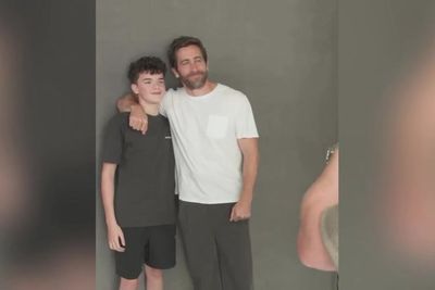 Adolescence star Owen Cooper fulfils dream of meeting idol Jake Gyllenhaal