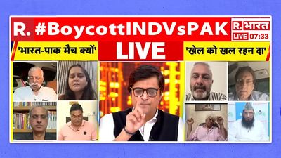 Did Arnab really spare the BJP on India-Pak match after Op Sindoor?