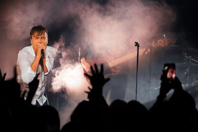 Suede at the Royal Festival Hall: Brett's a hybrid of Jim Morrison and a cat