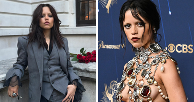 Jenna Ortega’s Risky Diamond-Encrusted Look At The 2025 Emmys Has People Mindblown