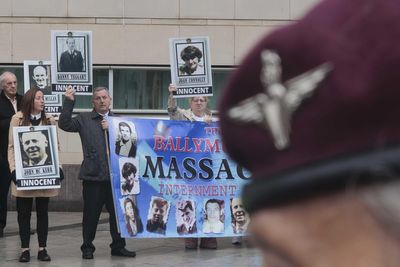 Contrasting viewpoints outside court ahead of Soldier F trial
