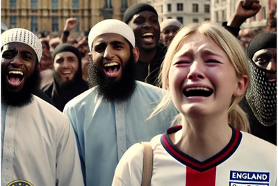 Fake AI images stoking anti-immigration protests outside hotels