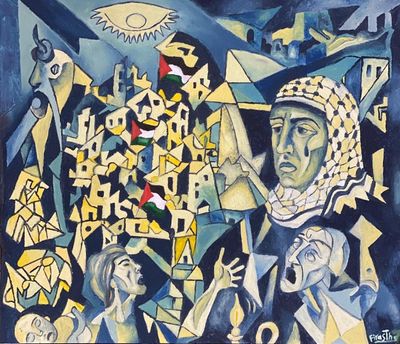 ‘Art became a means of survival’: the Gaza Biennale lands in New York City