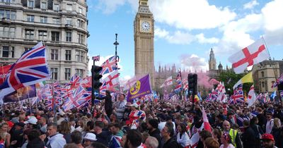 Scottish man among eight charged after 'violent disorder' at Tommy Robinson's protest