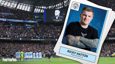 Ricky Hatton speaking to FourFourTwo in May 2024 about his love of football and Manchester City