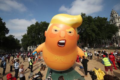 Trump baby blimp creator says inflatable is ‘not really a laughing matter anymore’