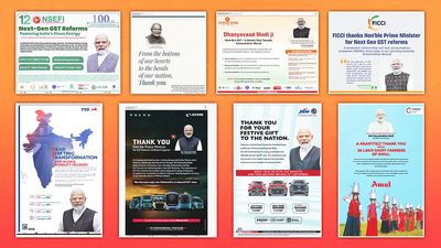 Full pages for GST cheer, crores for newspapers: Tracking a fortnight of Modi-centric ads
