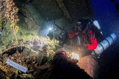 Divers recover secrets of Titanic’s sister ship for the first time