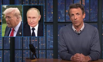 Seth Meyers: ‘Trump clearly has no answer to Putin’s aggression’