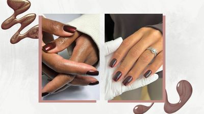 For a luxe manicure with a hint of fizzy flair, cola nails are the autumnal look to jump on