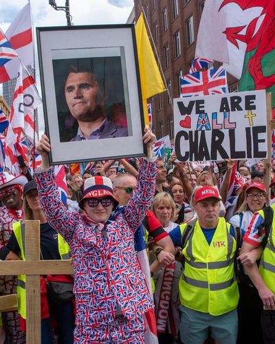 How huge London far-right march lifted the lid on a toxic transatlantic soup