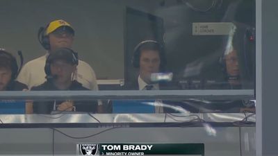 NFL Releases Statement on Tom Brady Sitting in Raiders Coaches' Booth on Monday Night