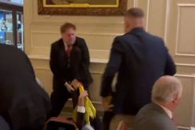 Republican gala dinner in Windsor disrupted by climate protesters ahead of Trump’s UK visit