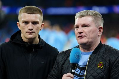 Ricky Hatton’s son Campbell pays tribute to his father in social media post