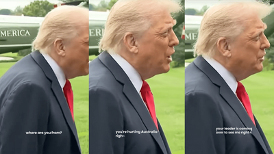 Trump Pops Off At Aussie Reporter For… Asking Questions: ‘You’re Hurting Australia’