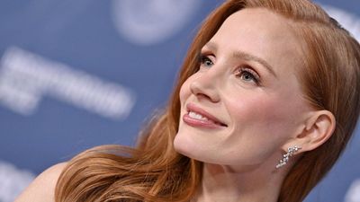 Jessica Chastain just debuted the perfect 'soft' update on curtain bangs - and the shade is so autumnal